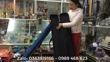 Hộp ABS dài 1,25m rộng 18cm đựng cần câu đơn, ô câu, cán vợt... dụng cụ câu chống va đập, chống nước