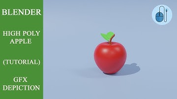 Converting a Low Poly to High Poly Apple | Blender Quick Tips