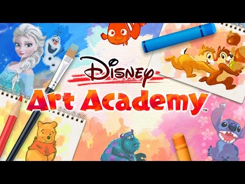 Disney Art Academy - Drawing With Abdallah! [Nintendo 3DS Gameplay]