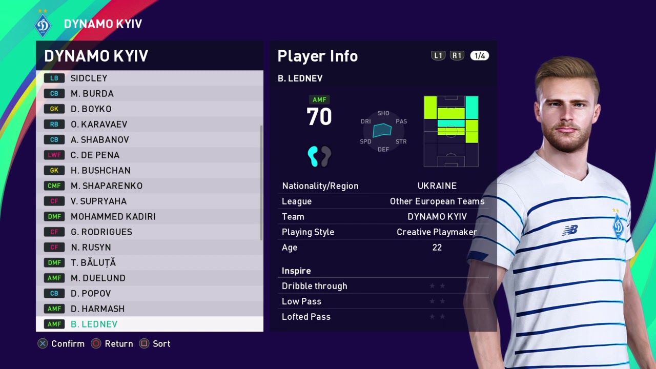 eFootball PES 2021 DYNAMO KYIV Base Copy