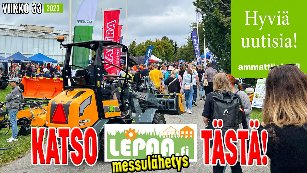 Hyviä uutisia! - vko 33 Lepaa.fi messulähetys
