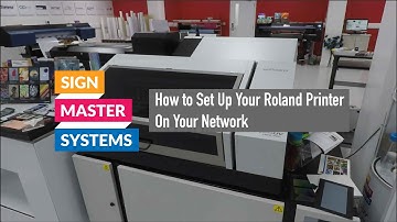 How To Set Up Your Roland Printer On Your Network