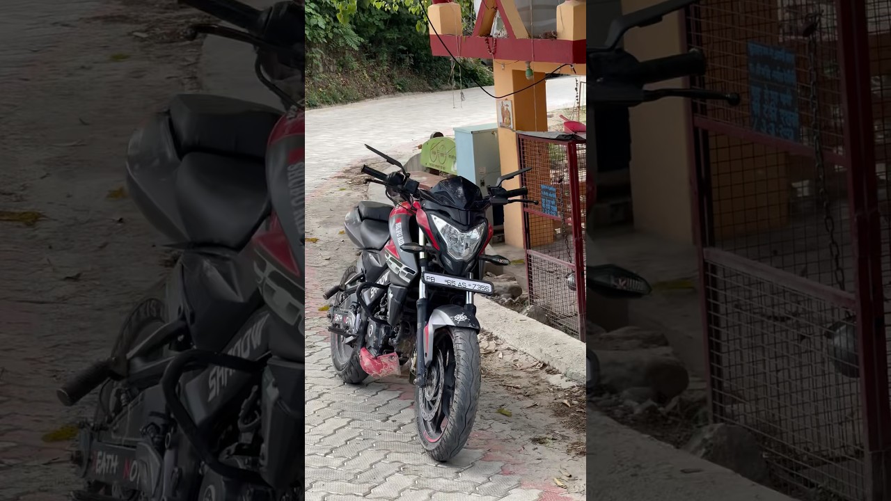 Instaling rear view mirror in my ns200 💥 