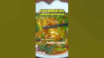 Resep Brokoli Saus Tiram, Gurih, Sehat, dan Super Lezat! #resepsimpel #tumisbrokoli