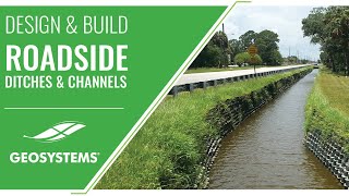 GEOWEB Geocells - Design & Build Highly Resistant Roadside Ditches & Channels