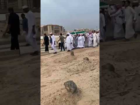 تصوير دفن امرأة في مقبرة البقيع يوم الجمعة المقطع للعضه والعبرة اللهم احسن لنا الختام