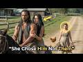 Apache Man Rides With New Girlfriend but Stalls When He Sees His Pregnant Ex Wife Carrying Firewood