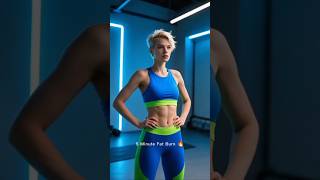 5 Minute Fat Burning Workout You Can Do Anywhere 🔥