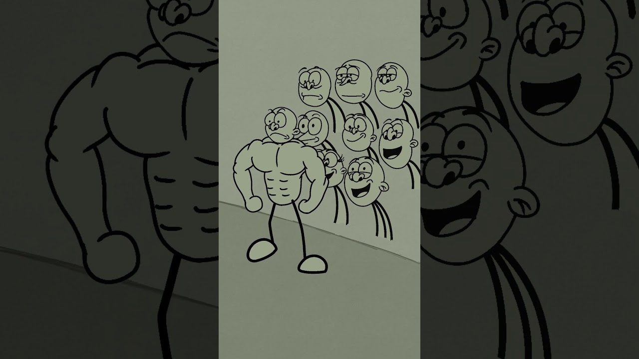 The body builder! 😀 (4k memes) #shorts