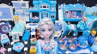 Ultimate Frozen Dream House Collection ❄️ ASMR Satisfying Unboxing Elsa Home Furniture Review Toys 🏰