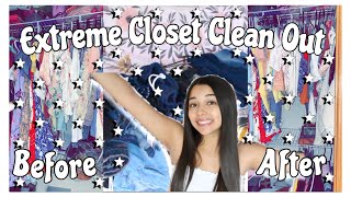 EXTREME CLOSET CLEAN OUT 2020 | clean and declutter with me!