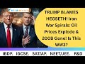 Donald Trump Blames Pete Hegseth for Iran War: Operation Epic Fury News &amp; Global Economic Impact
