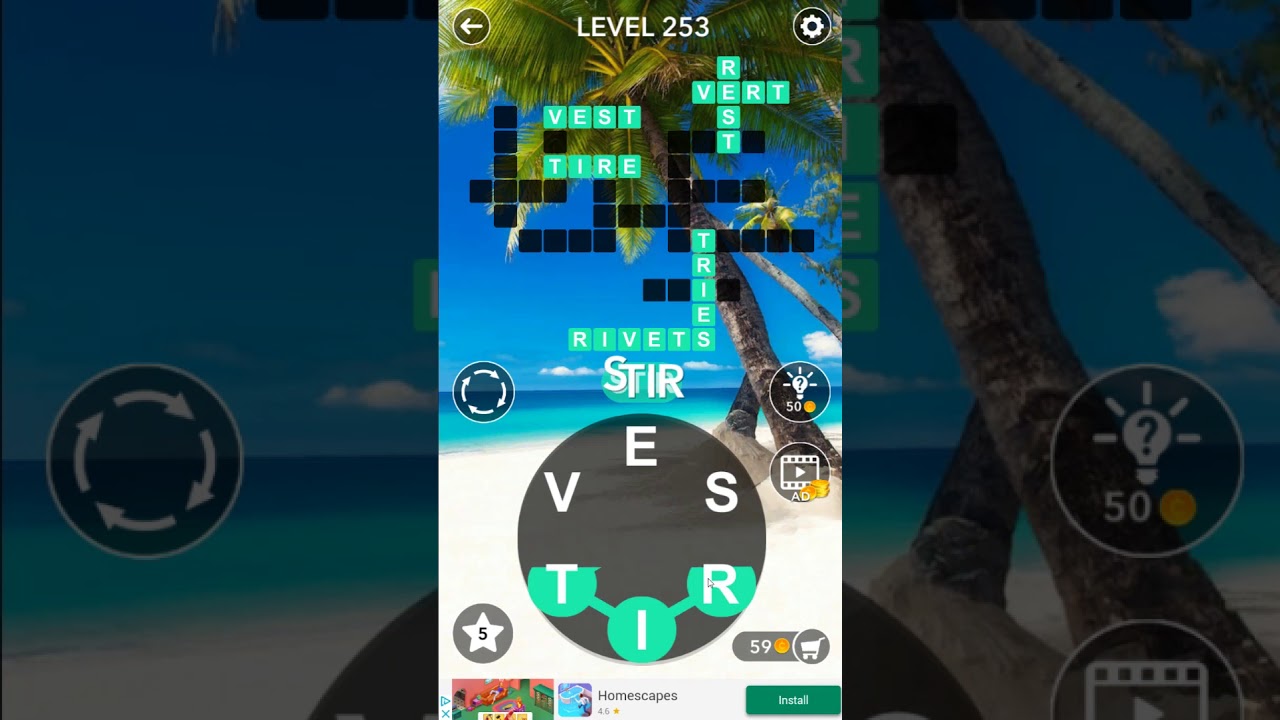 Word Crossword Search level 253