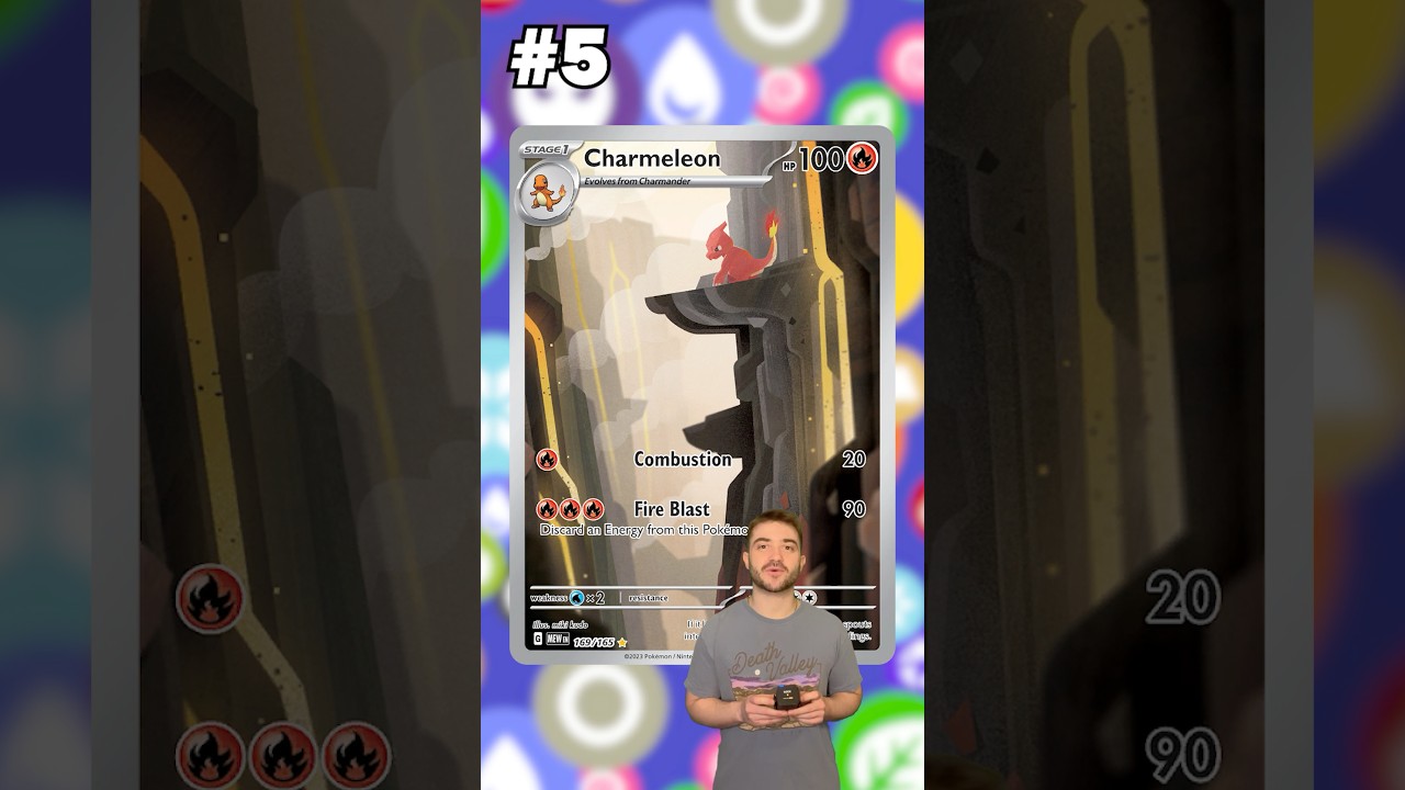 TOP 5 Pokemon Cards - Charmeleon Edition