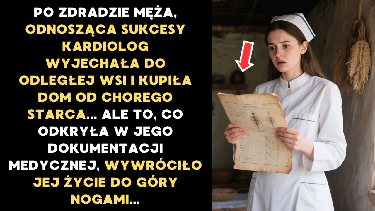 Po zdradzie męża kardiolog wyjechała do odległej wsi i kupiła dom od chorego starca...