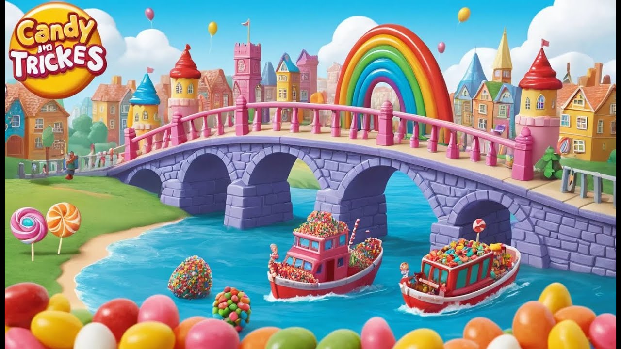 London Bridge in Candy Land 🍭🏰🎵 | Nursery Rhyme & Sweet Adventure Song for Kids