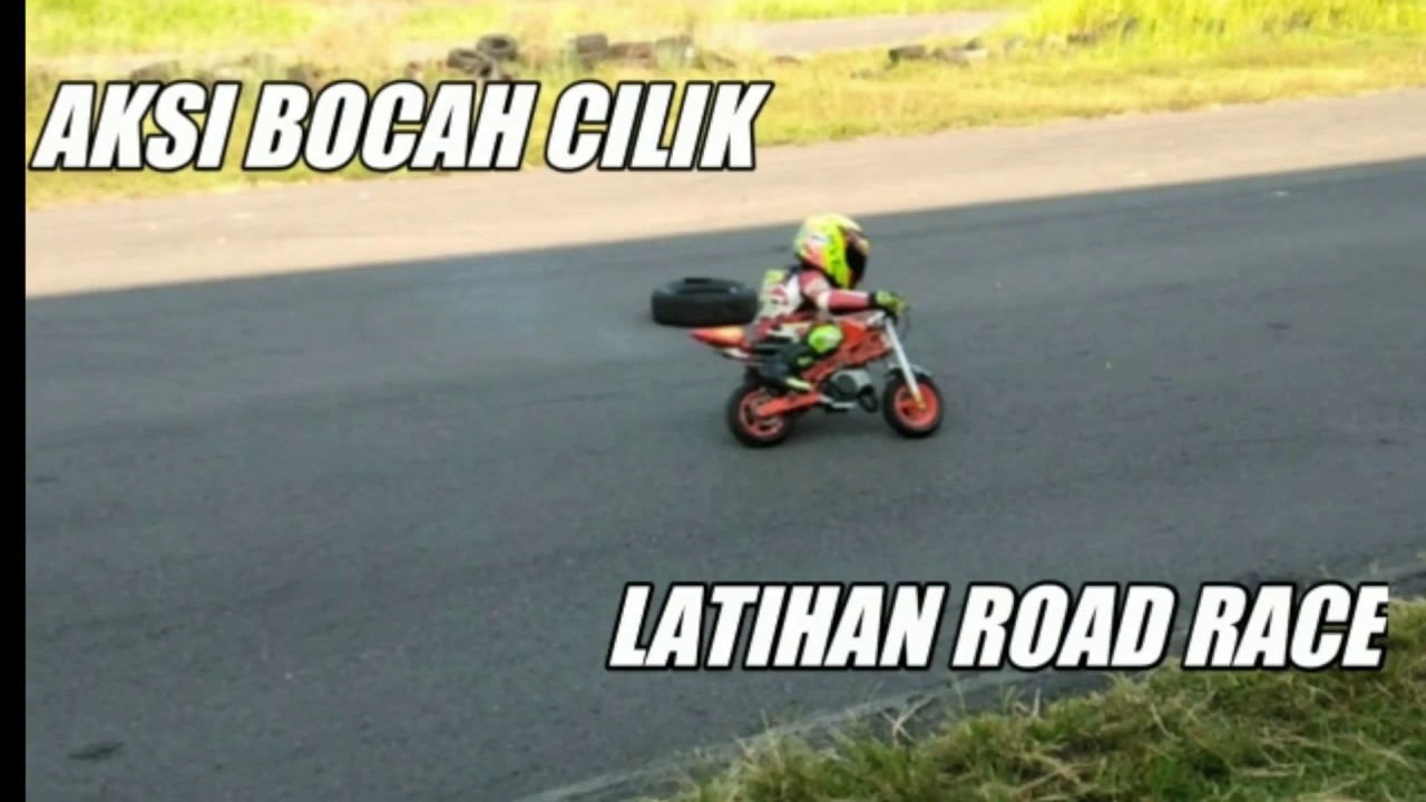 Aksi bocah kecil LATIHAN ROAD RACE keren banget YouTube