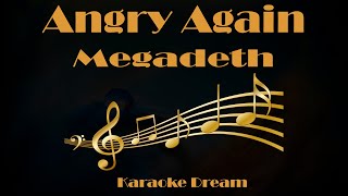 Megadeth "Angry Again" Karaoke