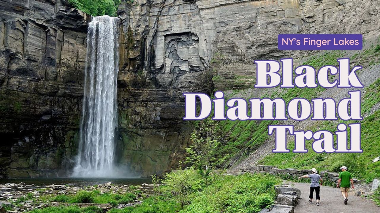 Biking New York:  The Black Diamond Trail -- Picture Perfect Waterfalls!!