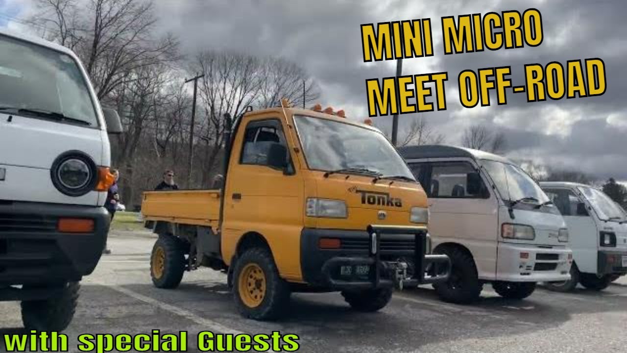 Mini Micro Trucks OFF Road meet Sharon CT Fun Sun Mud CONVOY?