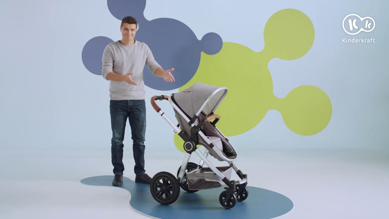 Kinderkraft Kinderwagen Veo 2 in 1 instructie video - Baby \u0026 Koter - YouTube