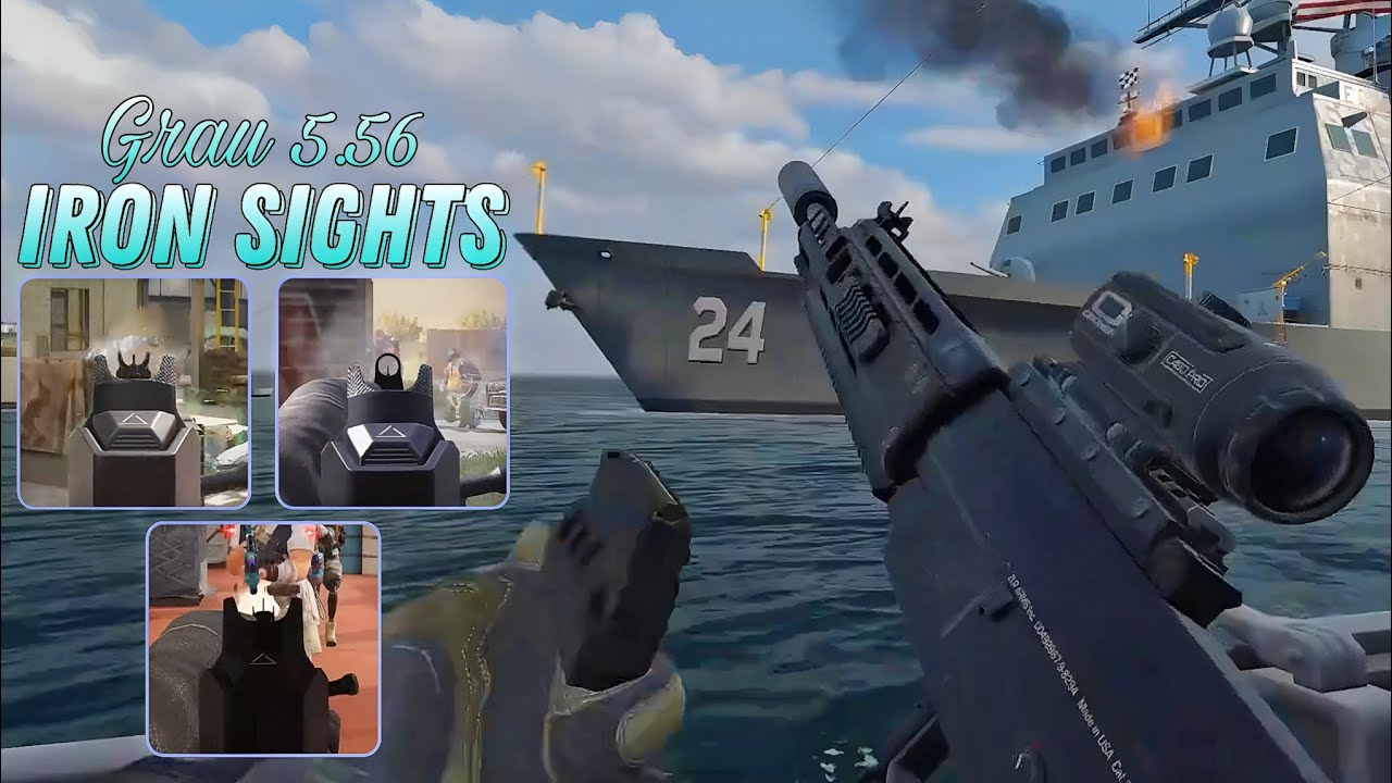 Season 6 Grau 5.56 has multiple iron sights in CODM 🔥