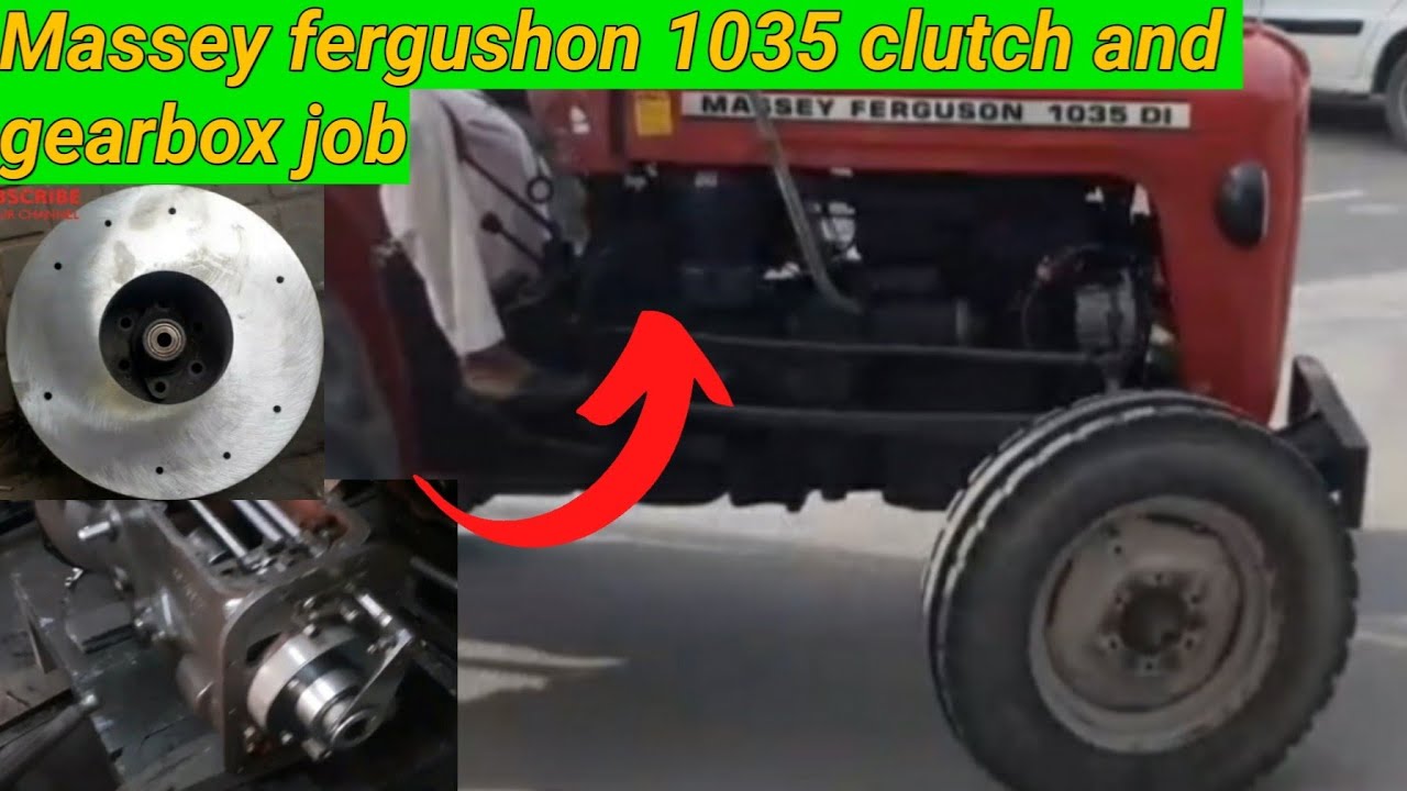 Massey Ferguson 1035 gear box and clutch job. 