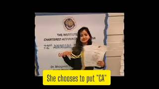 Ca Motivation For Girls Chartered Accountant Motivation 