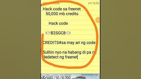 Freenet hack code 50,000 points