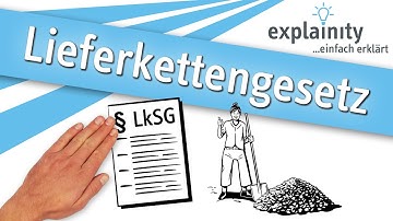Lieferkettengesetz einfach erklärt (explainity® Erklärvideo) - 2023