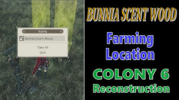 Xenoblade Chronicles definitive edition - Bunnia scent wood farming location - Colony 6 reconstruc.