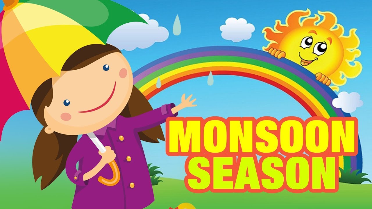 Monsoon Season For Kids | 3D Animated Videos for Children | Simba ...