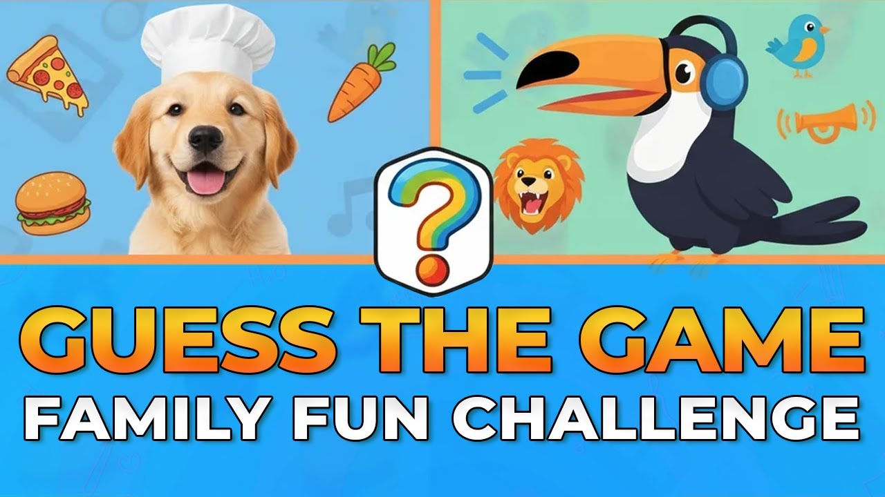 Guess the Game 🎯 Food, Animals & Sounds | Family Challenge