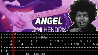 Jimi Hendrix - Angel (Guitar lesson with TAB) screenshot 4