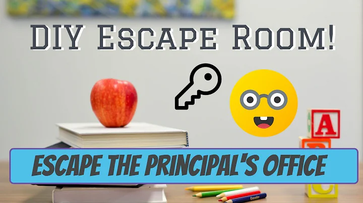 DIY Escape Room - Escape The Principal's Office - Conway Springs Custom Game And Puzzles