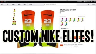 custom basketball socks nike