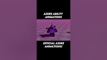 NEW Official Azure Animations #forsaken #gubby #roblox