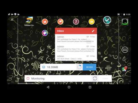 Widget selecting, resizing and deleting