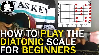 How to play Diatonic Scale for a beginner