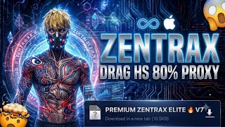 🤯ZENTRAX VIP PROXY iOS | 80% DRAG HEADSHOT (VERSION -1)📱