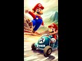 Mario Kart Epic Battle between Luigi and Mario