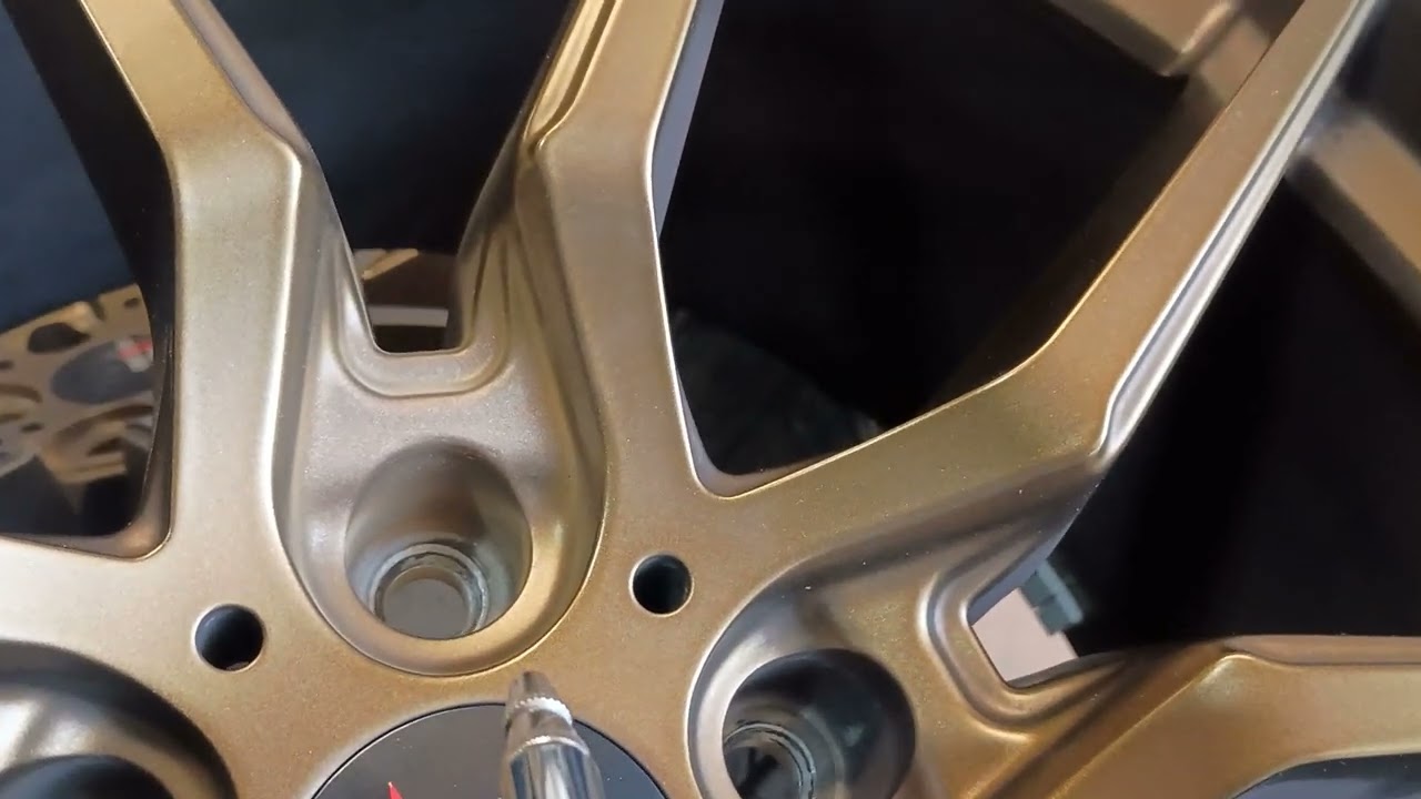 Airbrush touch up of Option Lab R716 Formula Bronze