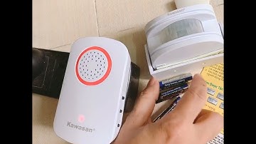 Cách sử dụng chuông báo khách báo trộm hồng ngoại Kawasan I287B mẫu mới 062022  #chuongbaokhach