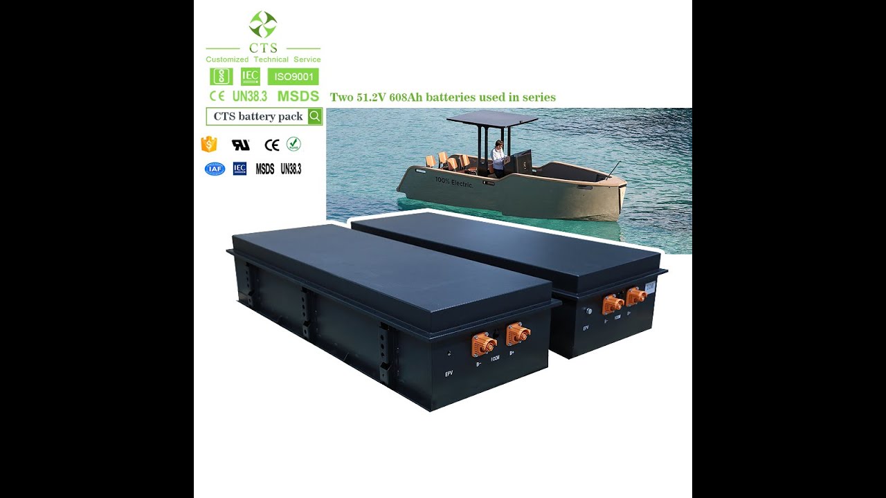 CTS 96v 300ah lithium battery pack for electric boat