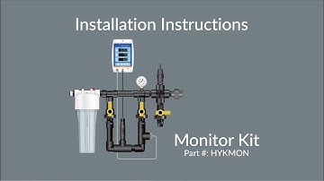 Nutrient Delivery System 3/4" Monitor Kit Installation