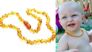 AMBER TEETHING NECKLACE! | VEDA DAY 15