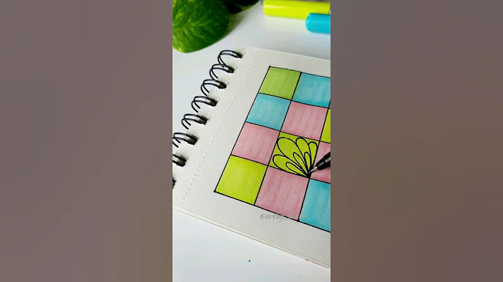 Easy zentangle pattern tutorial #art #zentangle #shorts #doodle #3d #trending