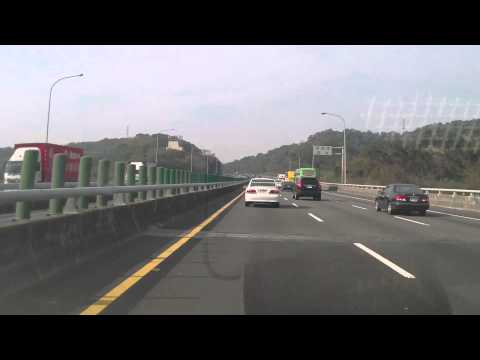 國道一號南下 頭份交流道至中清交流道沿途風景(四倍速)