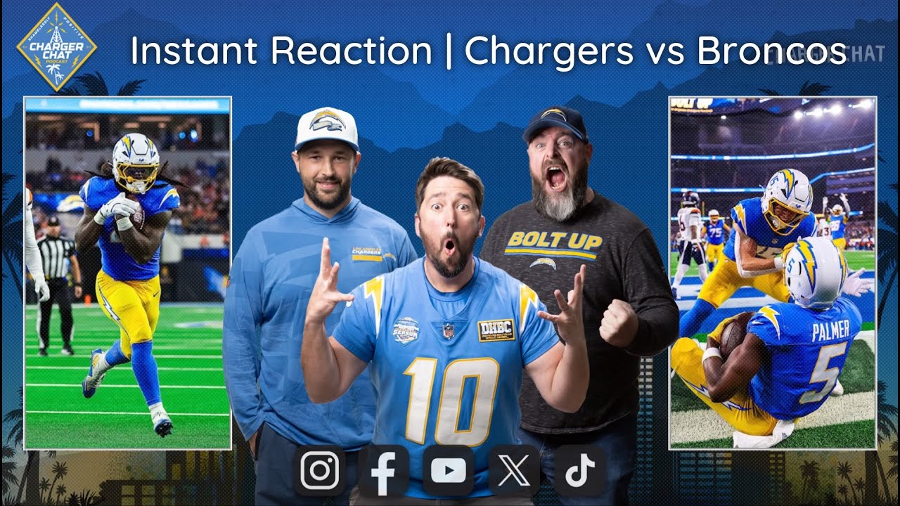Week 16 Instant Reaction - Chargers vs Broncos - Los Angeles Chargers ...