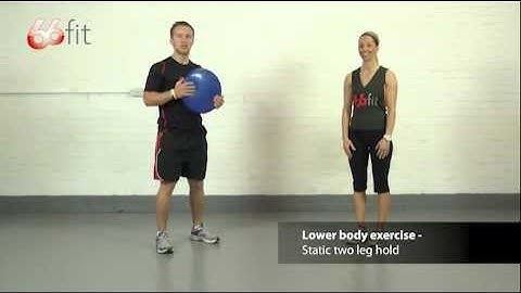 Foot, Ankle & Knee Exercises using the 66fit  Wobble Cushion - Part 1